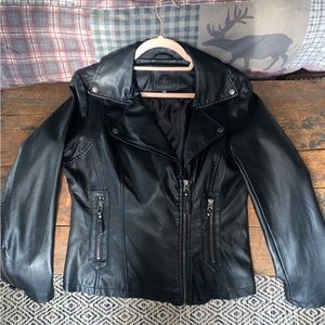 Max Studio Faux Leather Jacket